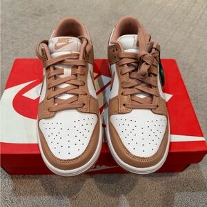 Nike Tan and White Sneakers